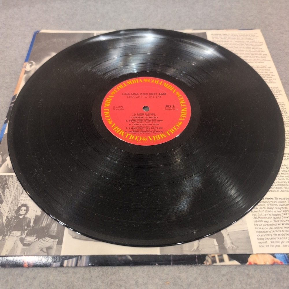Lisa Lisa & Cult Jam Straight to the Sky 1989 Vinyl LP Promo Columbia C 44378 - Picture 6 of 7